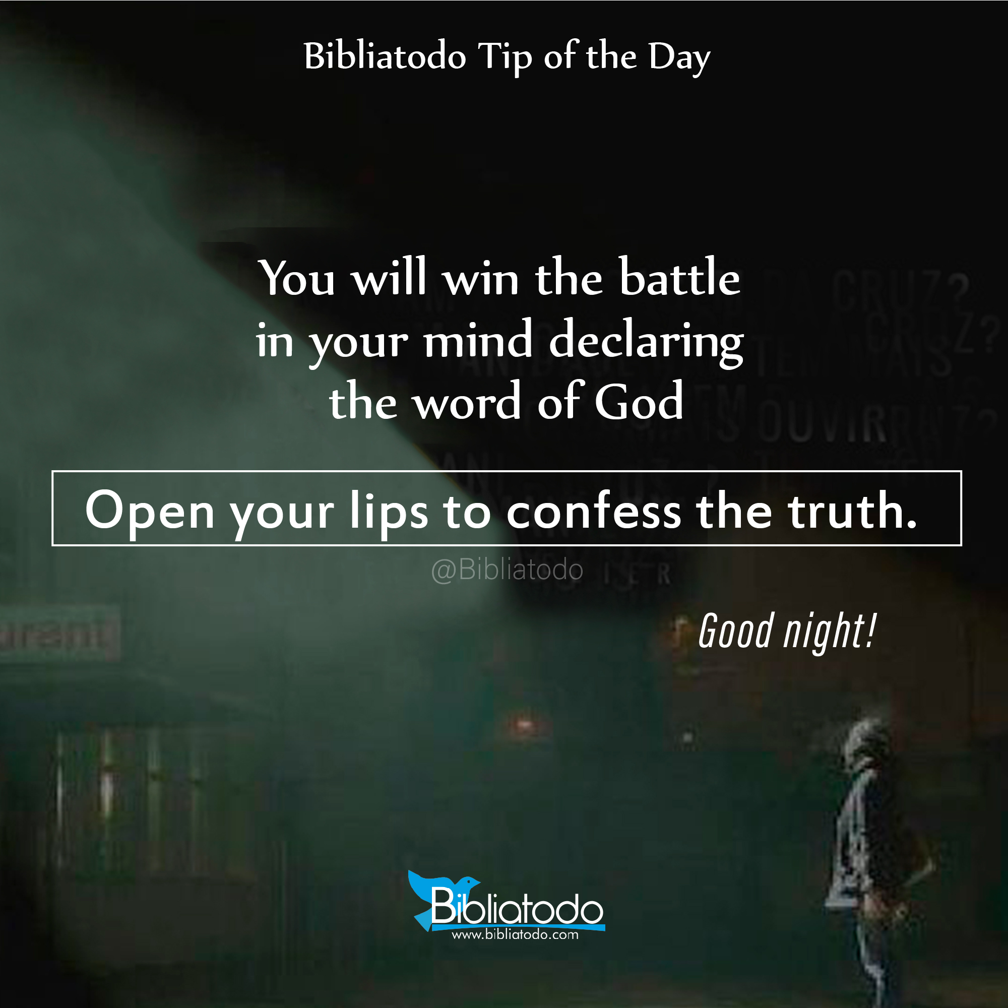 You will win the battle in your mind declaring the word of God