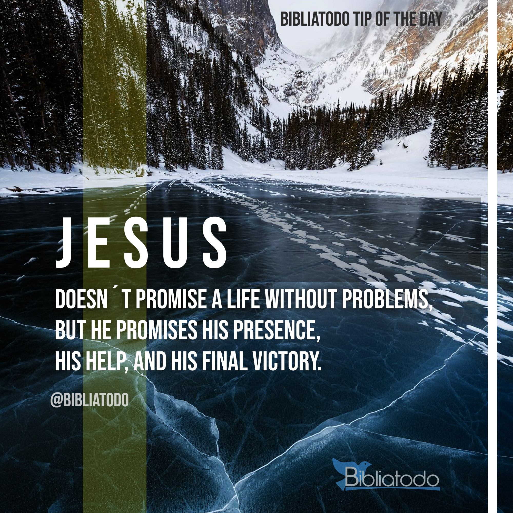 Jesus doesn´t promise a life without problems
