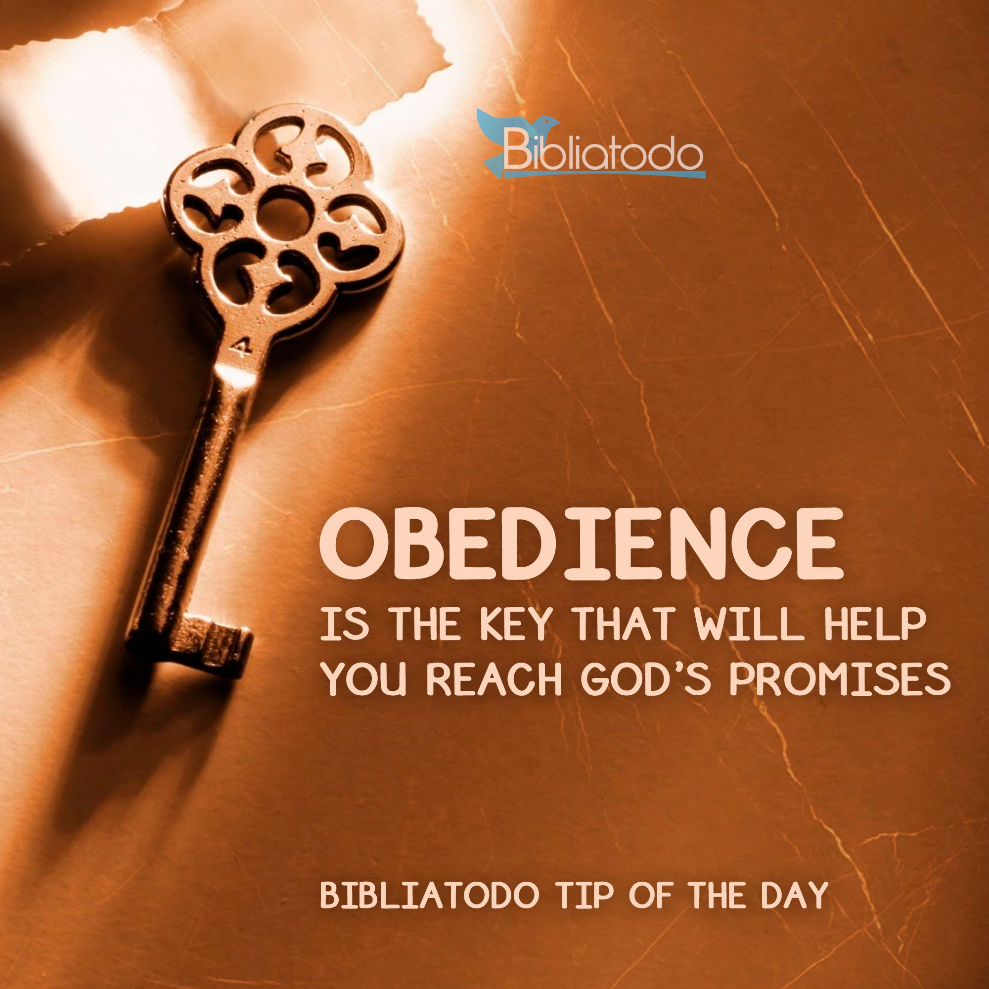 Obedience is the key that will help you reach God's promises