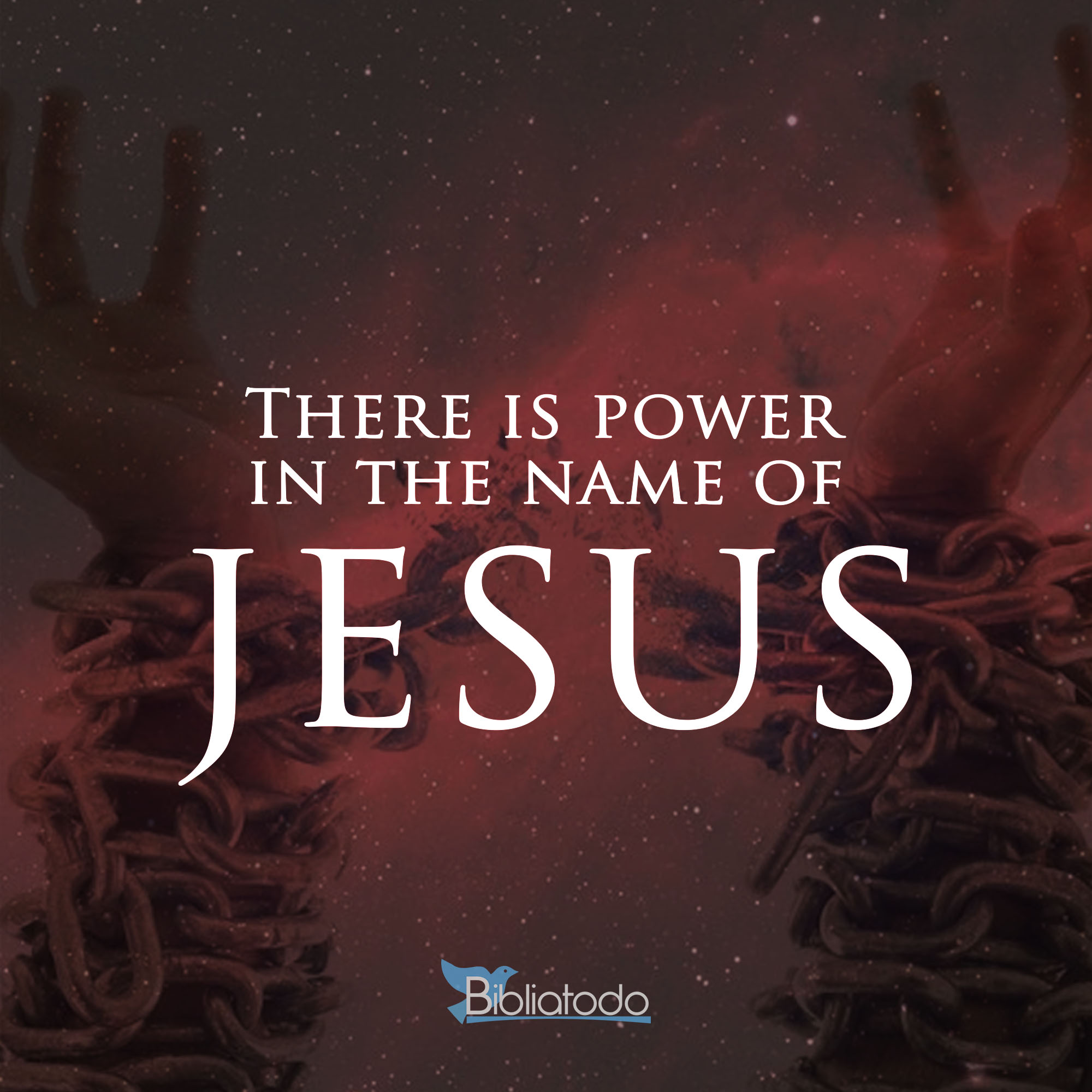 There is power in the name of Jesus