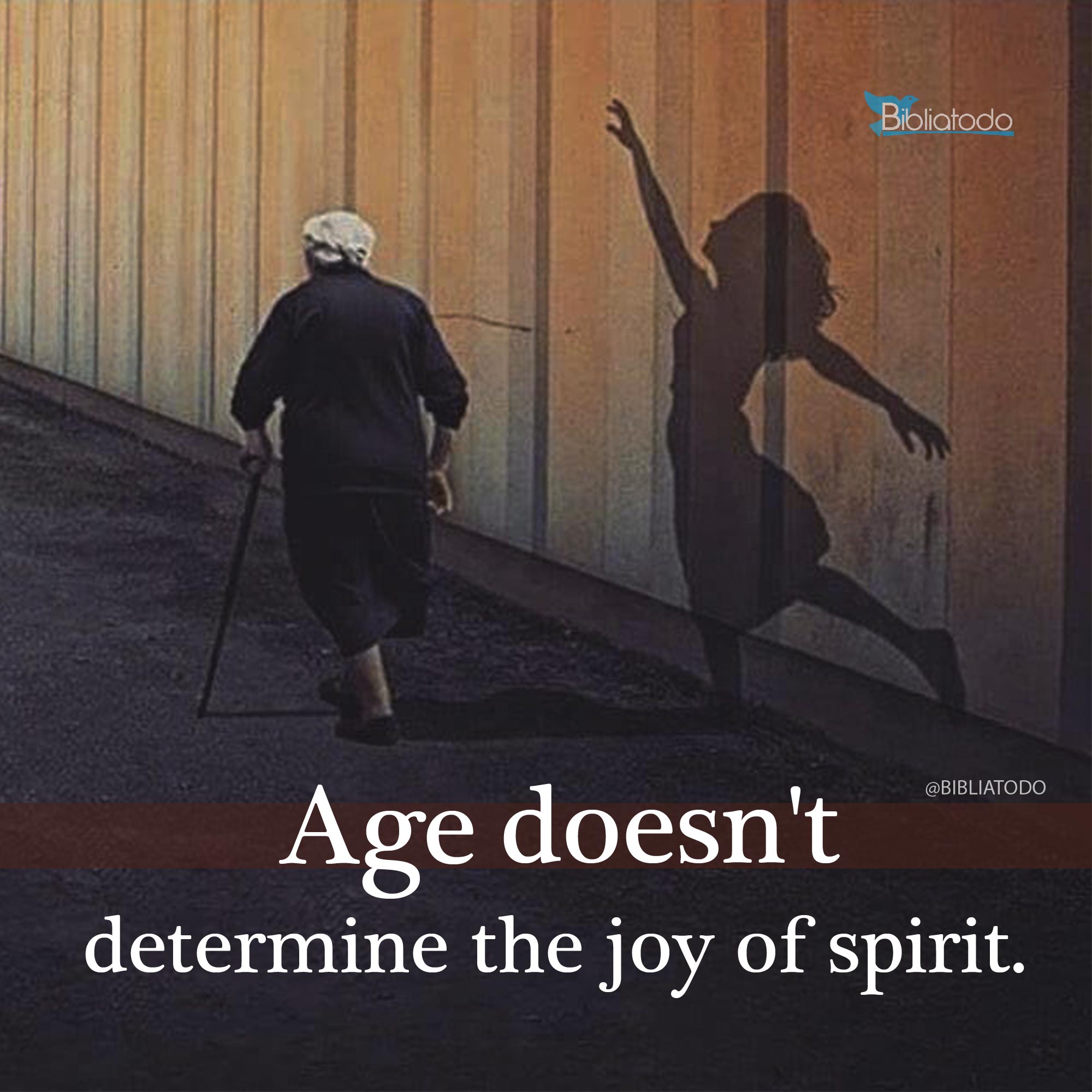 Age doesn't determine the joy of spirit
