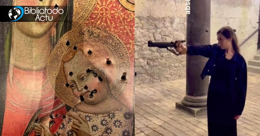 Une lourde sanction réclamée contre l’élue qui a tiré sur une image de Jésus