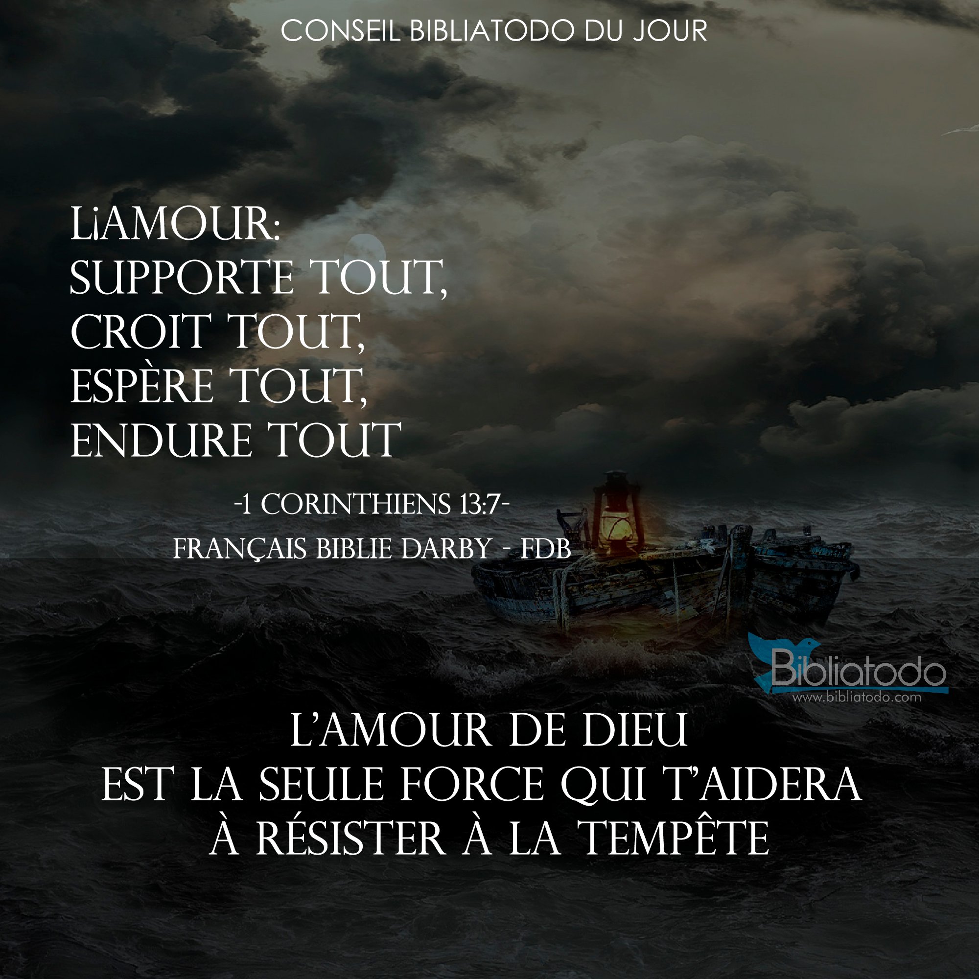 l¡amour supporte tout croit tout espère tout endure tout