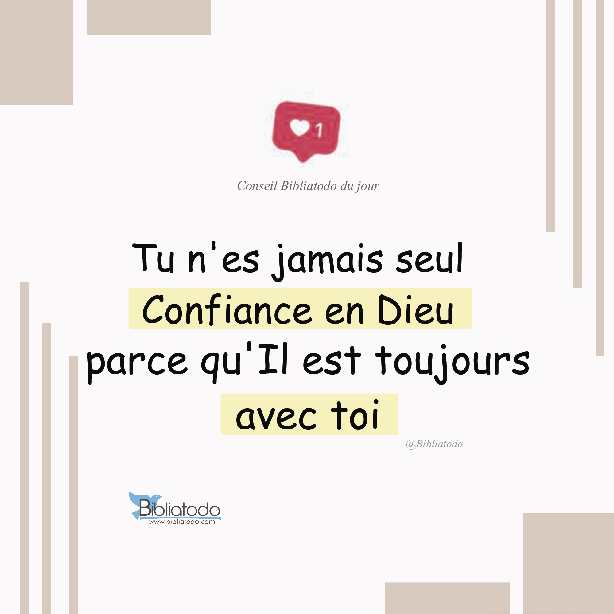 Tu n'es jamais seul