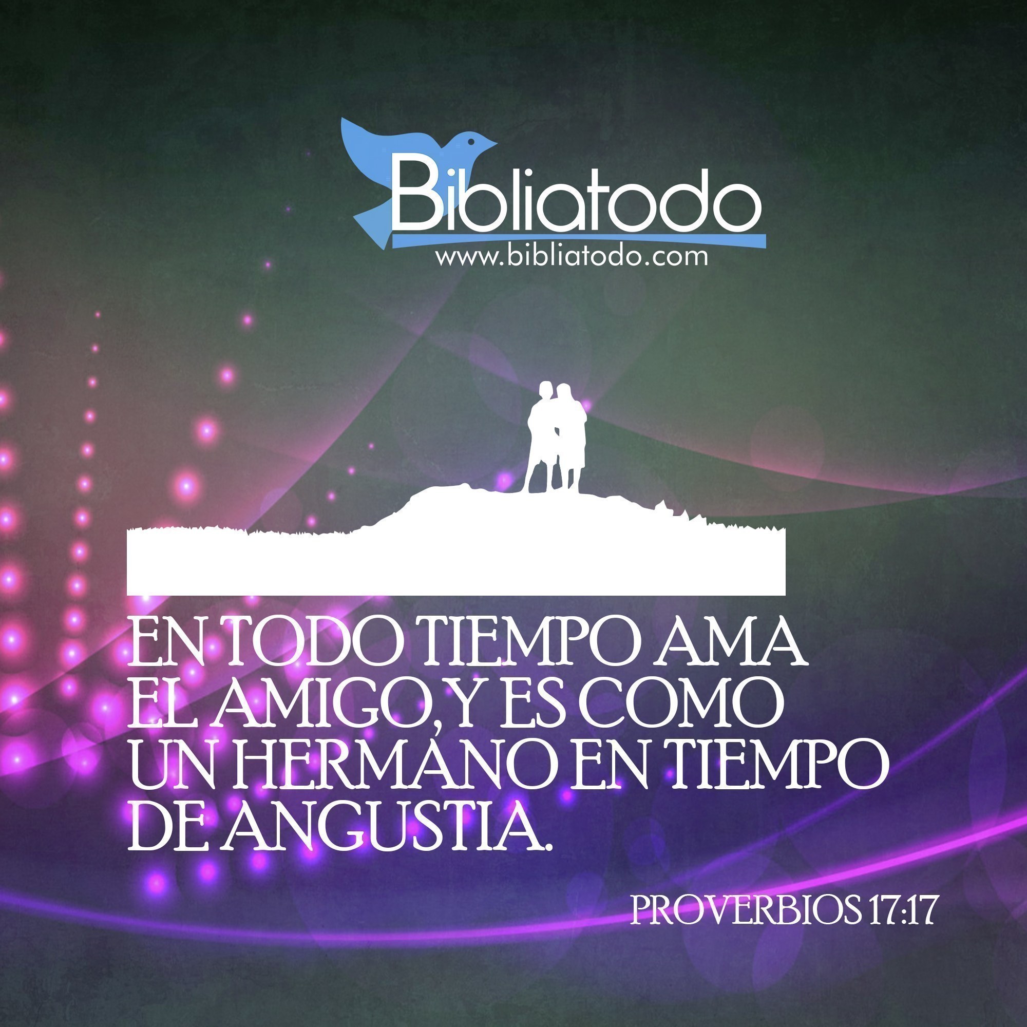 Amigo es como un hermano en tiempos difíciles. Ámalo!