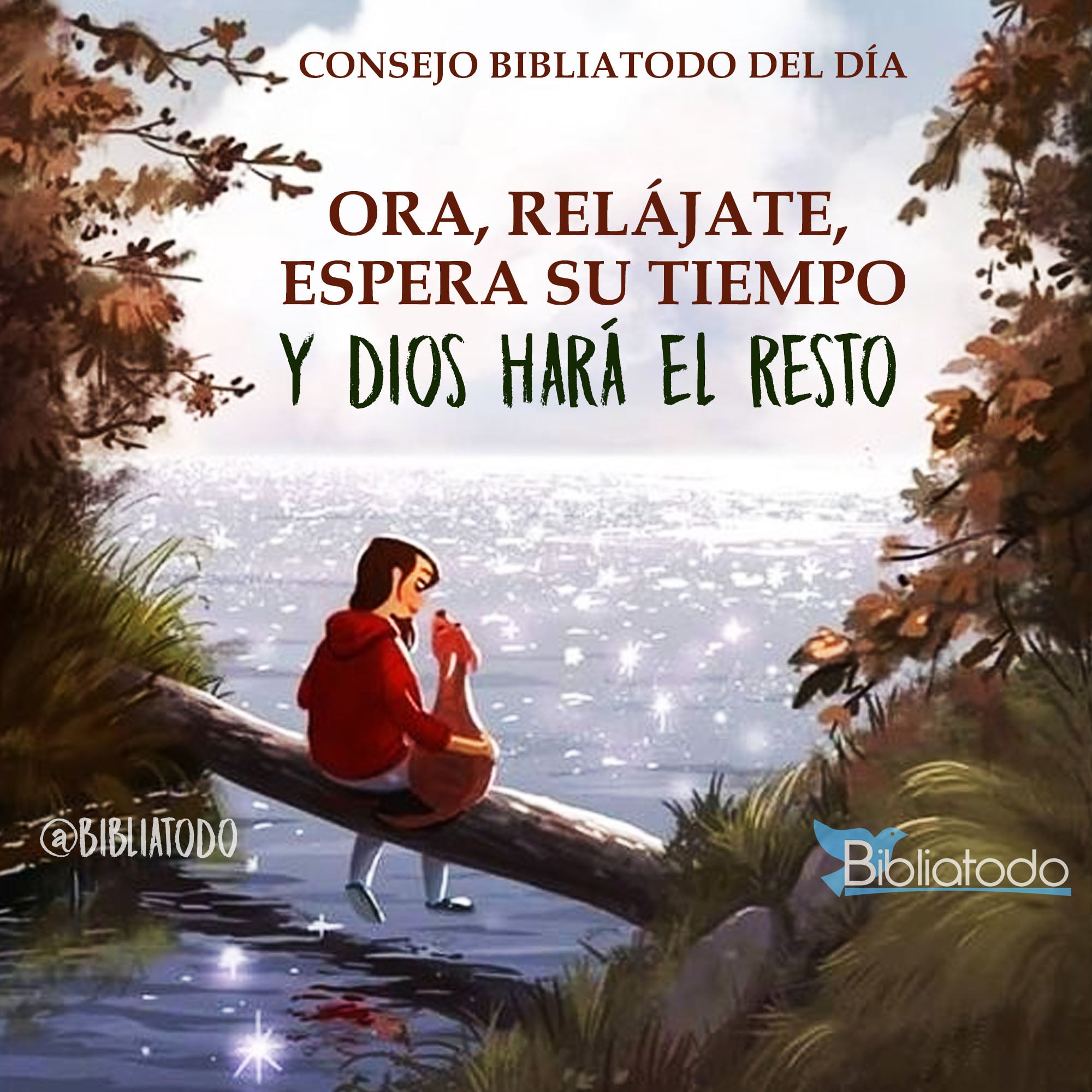 Ora relájate espera su tiempo y Dios hará el resto
