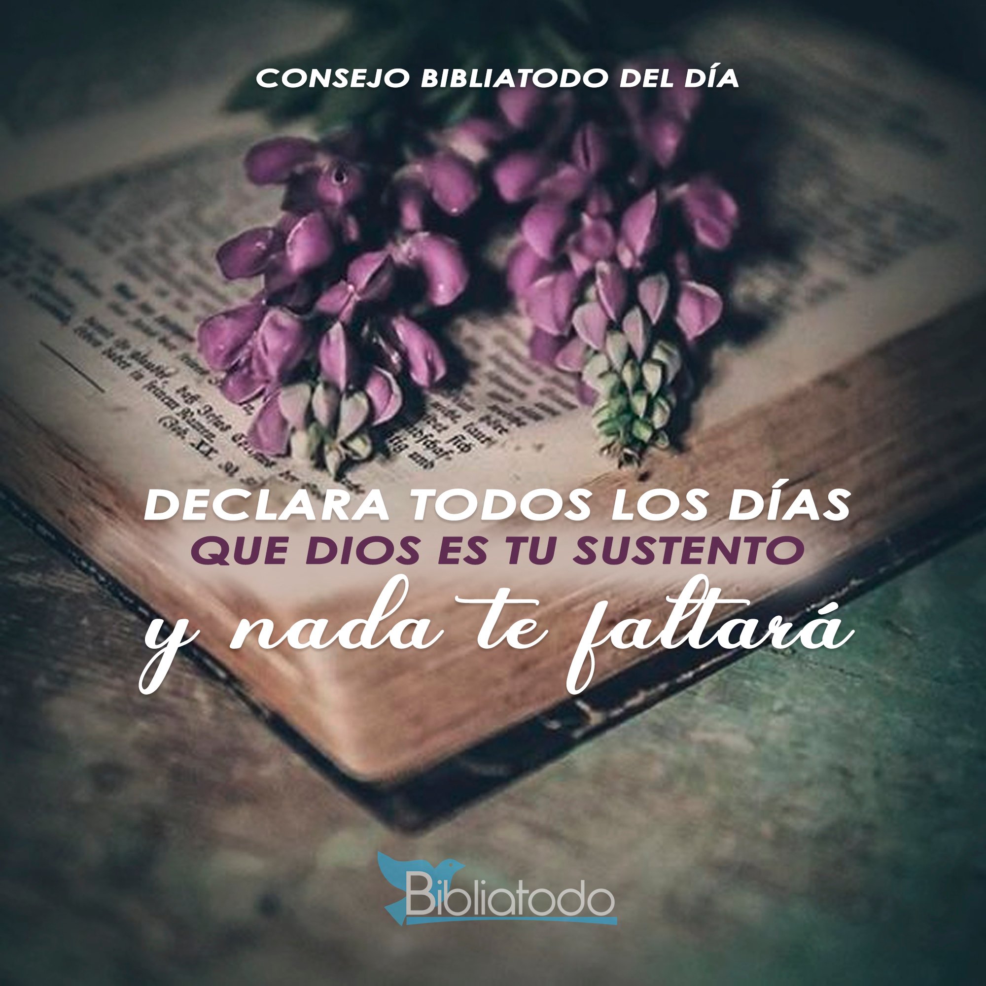 Declara todos los días que Dios es tu sustento
