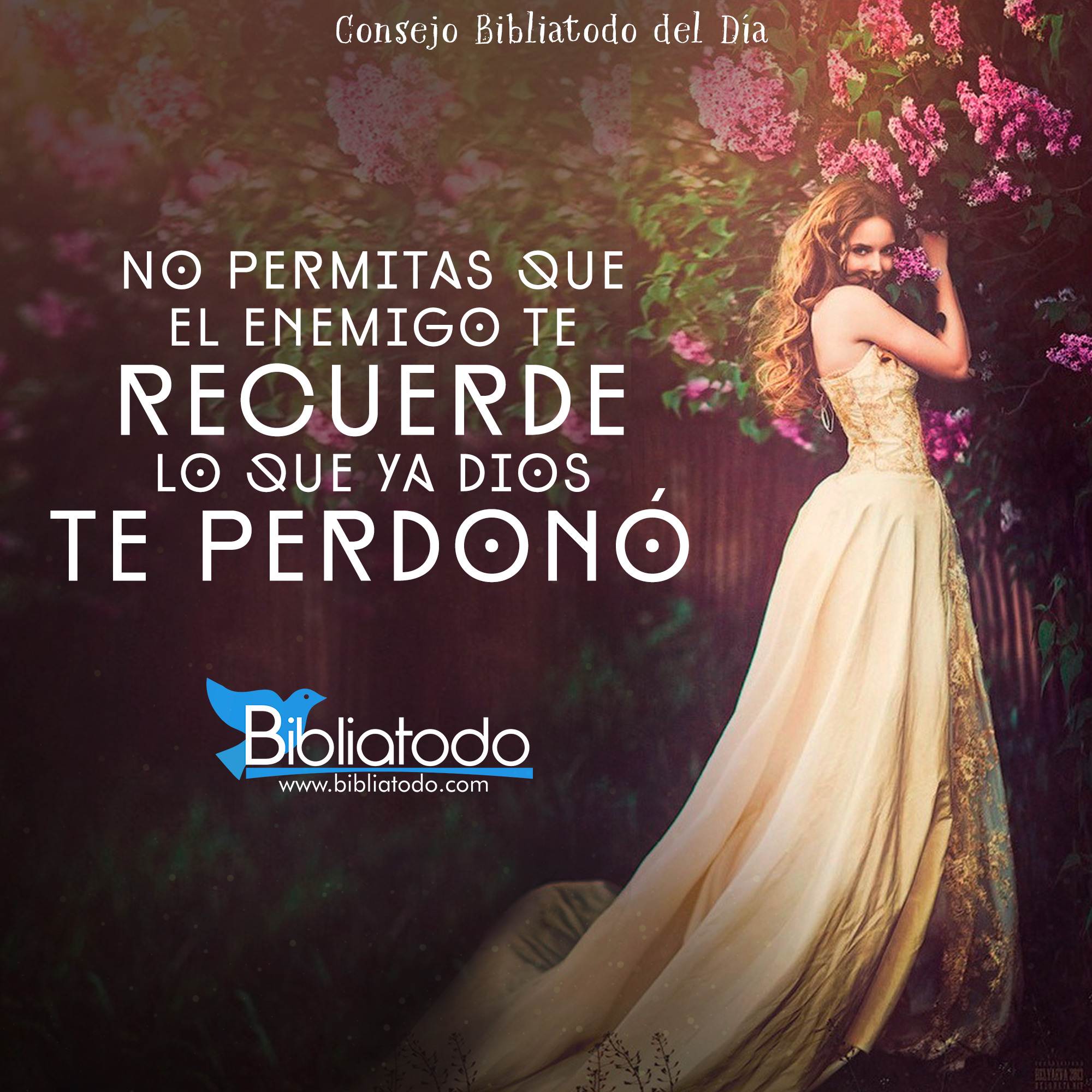 No permitas que el enemigo te recuerde lo que ya Dios te perdonó