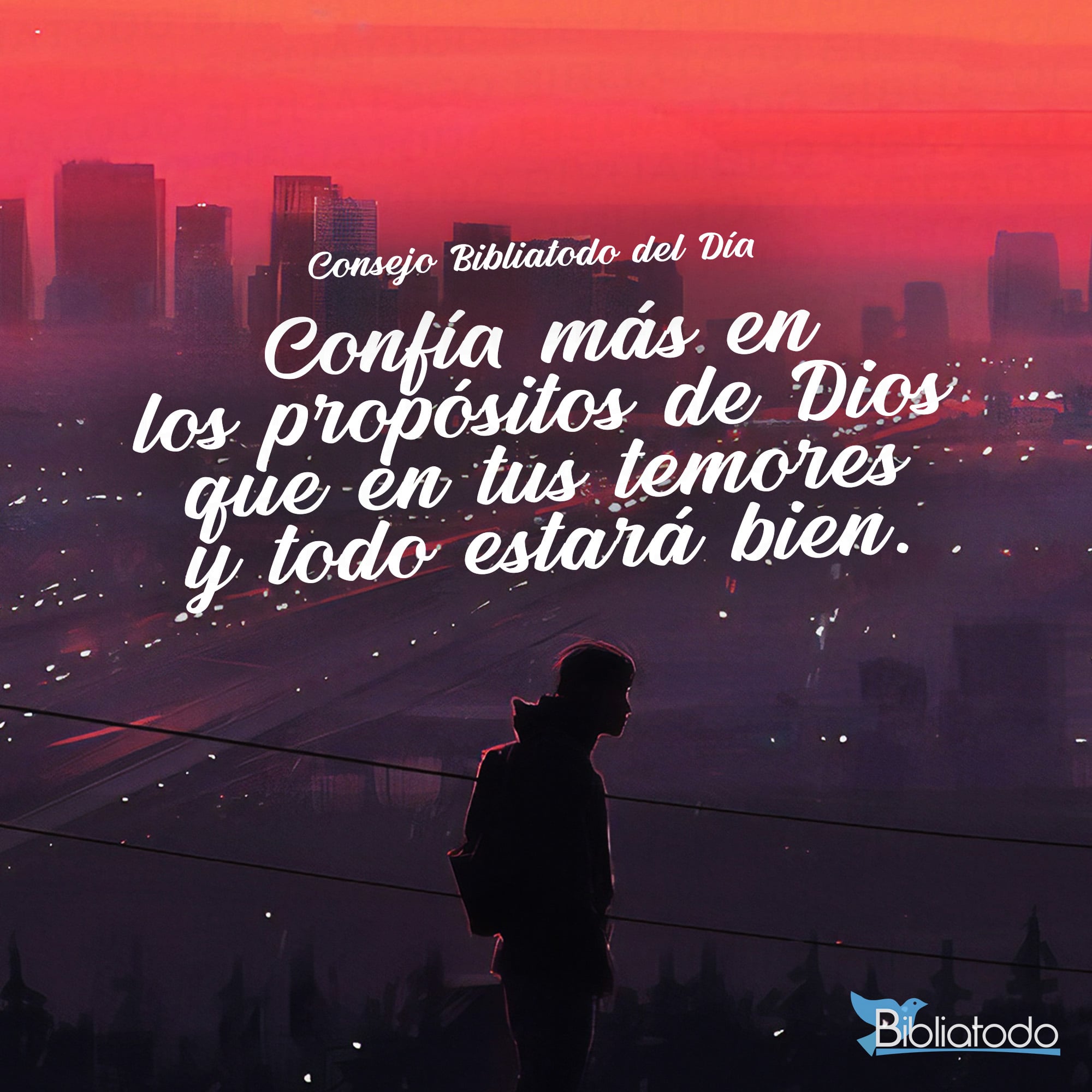 Confía más en los propósitos de Dios