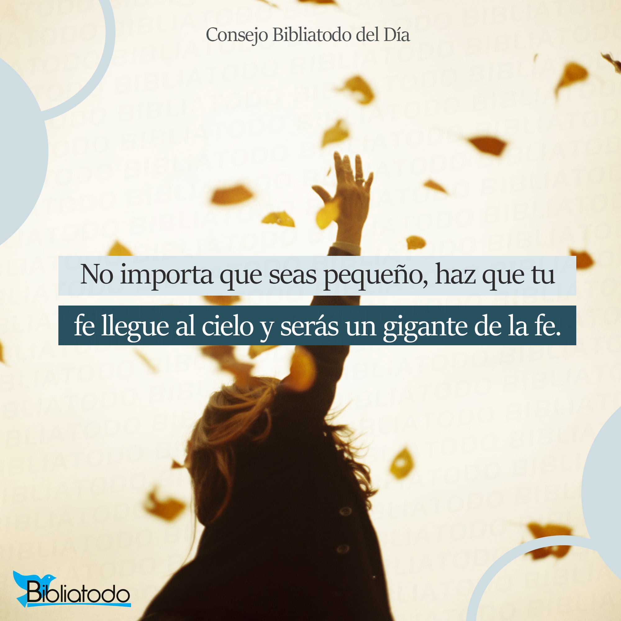 No importa que seas pequeño