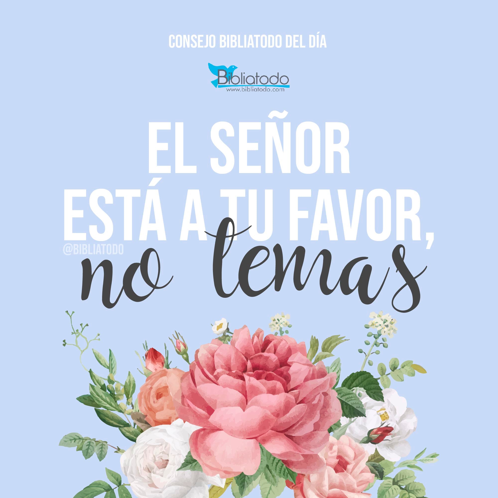 El Señor está a tu favor no temas