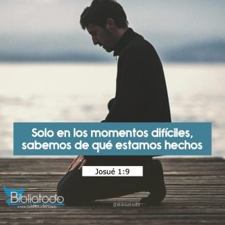 Solo en los momentos difíciles sabemos de qué estamos hechos