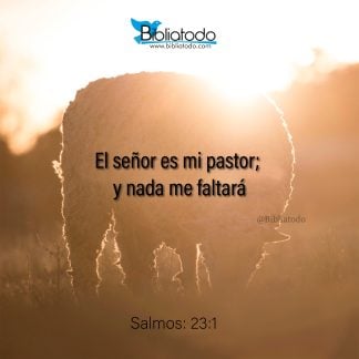 Señor es mi pastor y nada me faltará