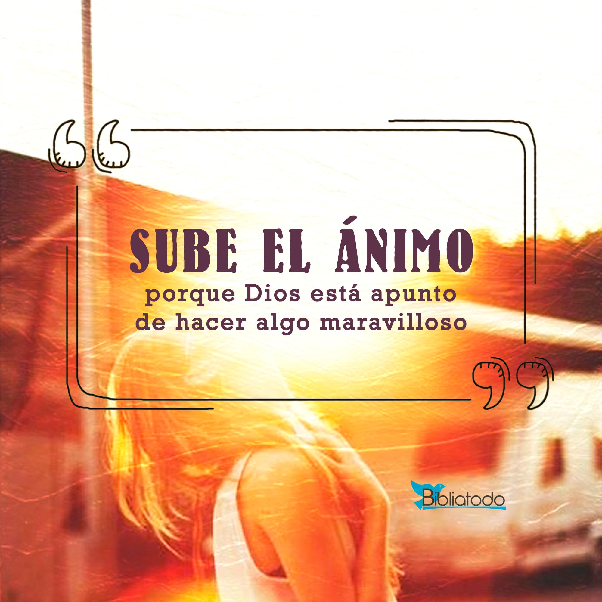 Sube el ánimo