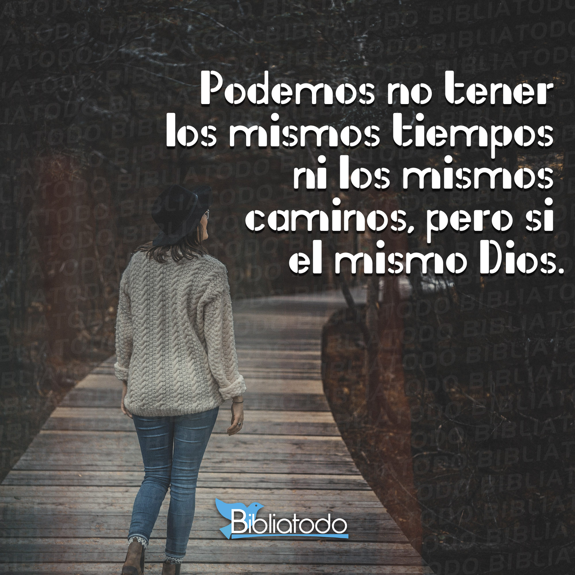 Podemos no tener los mismos tiempos