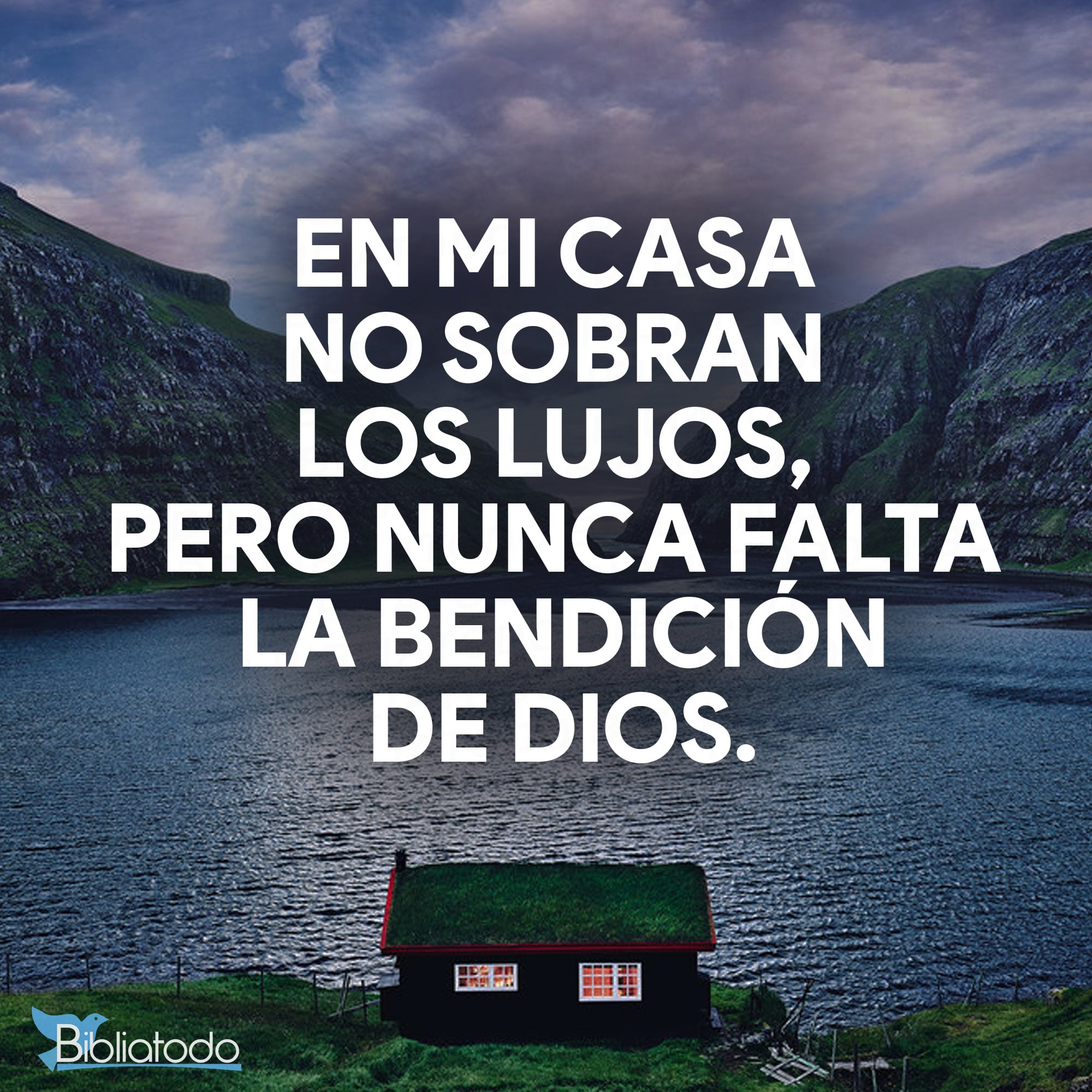 En mi casa no sobran los lujos