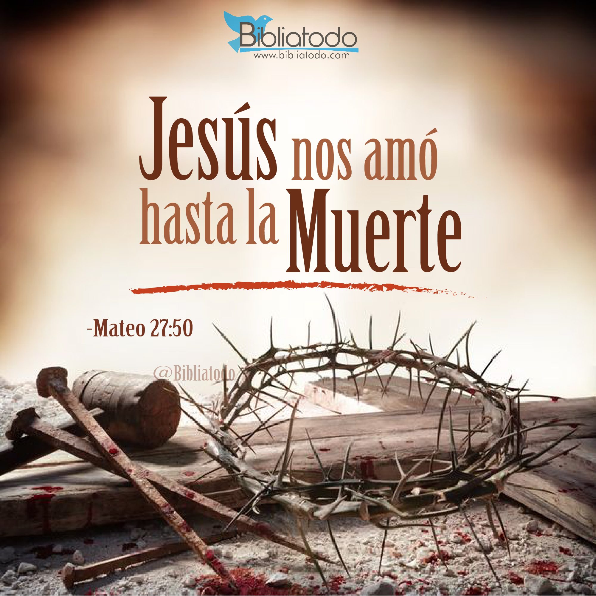 Jesús nos amo hasta la muerte
