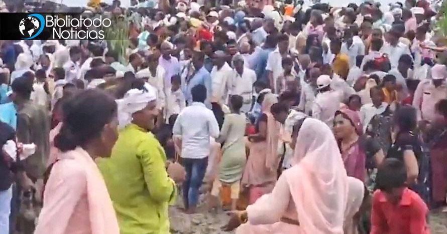 Secta de idolatría en La India termina en tragedia con brutal estampida que mató a más de 100 personas
