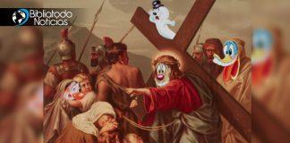 Famosos Looney Tunes y otras caricaturas bajo fuego por burlarse de Jesús en pintura de la crucifixión
