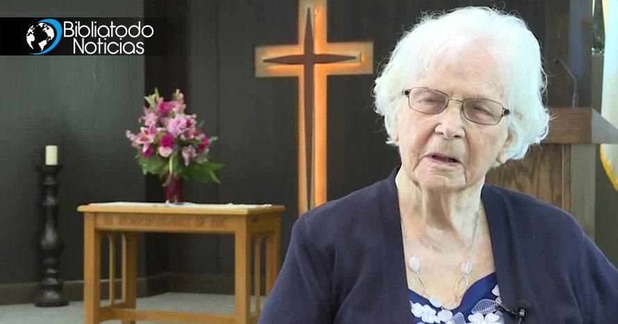 Mujer cristiana de 106 años dice que su secreto para una vida larga es “Su Señor”