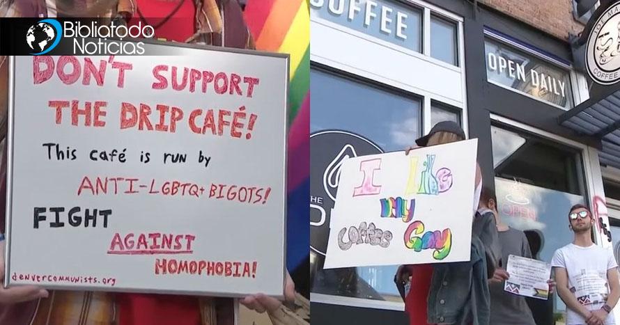 Grupo LGBT arremete contra dueño de cafetería cristiana por ayudar a personas sin hogar y defender su fe