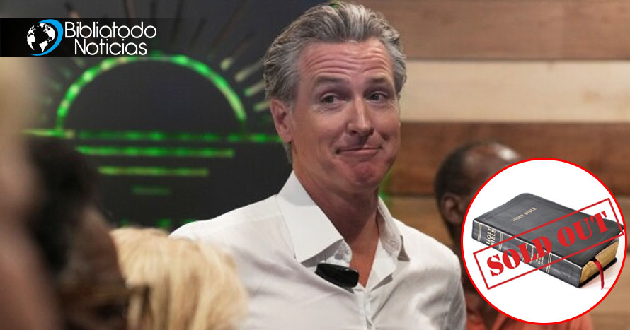 Gobernador de California “se burla” de Trump incluyendo Biblias en tienda virtual, pero en realidad ridiculiza a Dios