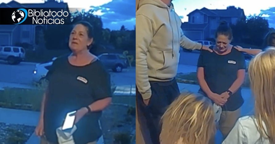 ¡CONMOVEDOR! Repartidora se equivoca de dirección y se encuentra cara a cara con el amor de Jesús