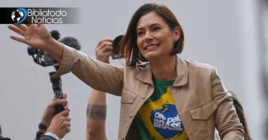 Esposa de Jair Bolsonaro podría ser candidata a la presidencia de Brasil “si es la voluntad de Dios”