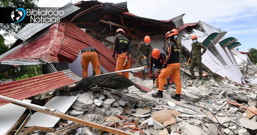 Filipinas declara “estado de calamidad” tras fuerte terremoto que deja 69 muertos y un millón de afectados