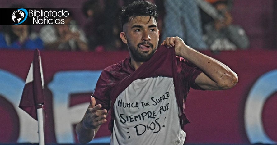 INSÓLITO: Conmebol impone exorbitante multa al Lanús por jugador que festejó agradeciendo a Dios