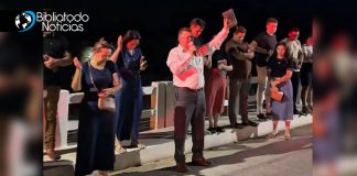 "Reprendemos todo espíritu de muerte": Iglesia realiza culto de oración en un reconocido puente para los suicidios