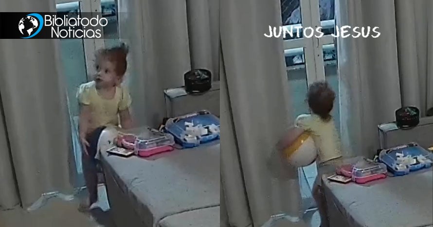 VIDEO: Niña de 2 años ve a Jesús “muy lindo” y lo invita a jugar con ella, “Abre la puerta para Él”