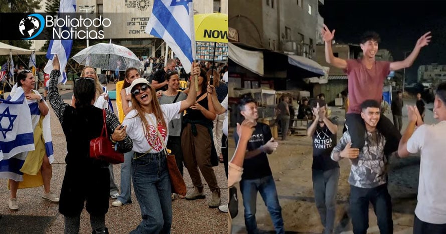 VIRAL: Palestinos e israelíes celebran en las calles el acuerdo de paz con Hamas