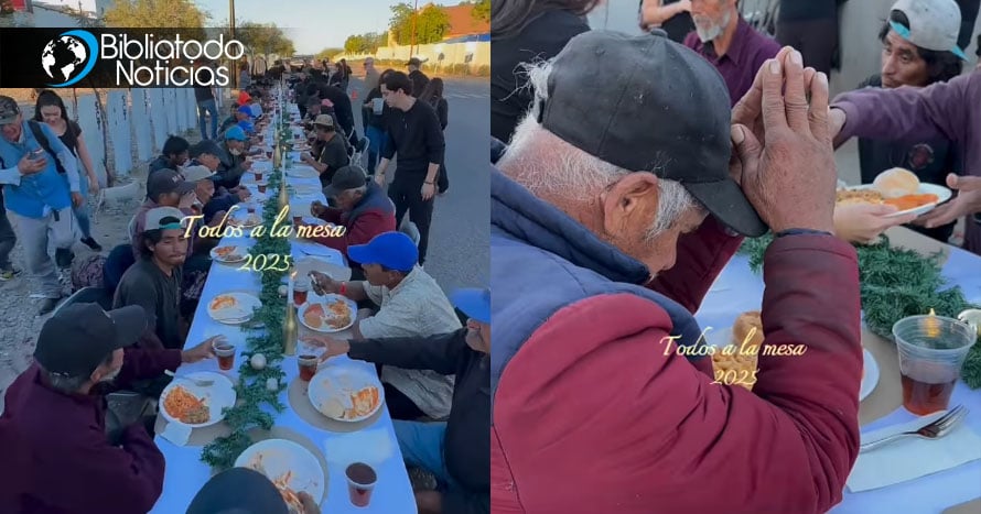 “Dios no olvida a nadie”: Iglesia recibe con amor a personas sin hogar en emotiva cena de Navidad