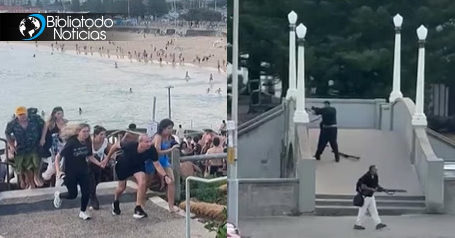 TERRIBLE: 16 fallecidos y 40 heridos tras ataque armado hacia la comunidad judía en playa de Australia