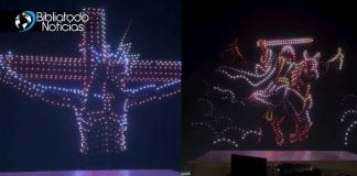 VIRAL: Iglesia en Texas celebran el nacimiento de Jesús recreando su vida con show de casi mil drones