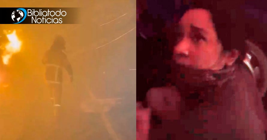 En medio del fuego, Madre entregó sus bebés a los bomberos para salvarlas de los incendios en Chile