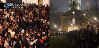 “Gran hambre por Dios”: Mas de 2 mil jóvenes en Inglaterra hacen larga fila para asistir a un servicio de oración