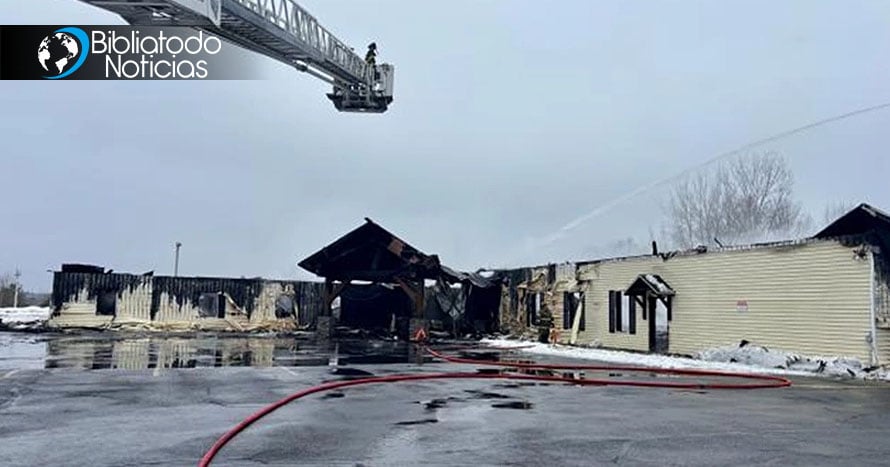 Gran explosión destruye por completo iglesia de Nueva York y deja 5 heridos, incluyendo al pastor