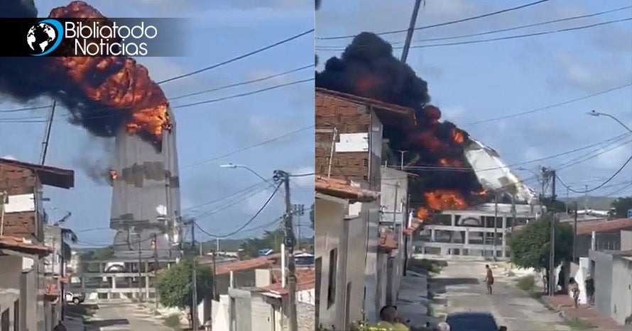 LOS ÍDOLOS CAEN: Voraz incendio consume por completo estatua gigante de la virgen de Fátima
