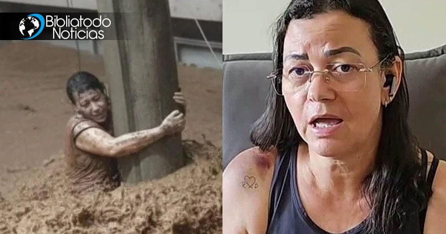 “Señor no me dejes”: Mujer sobrevive a inundaciones aferrada a un poste por 3 horas