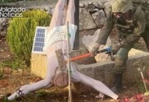 Israel pide disculpas tras daño a estatua de Jesús por soldado en el sur de Líbano