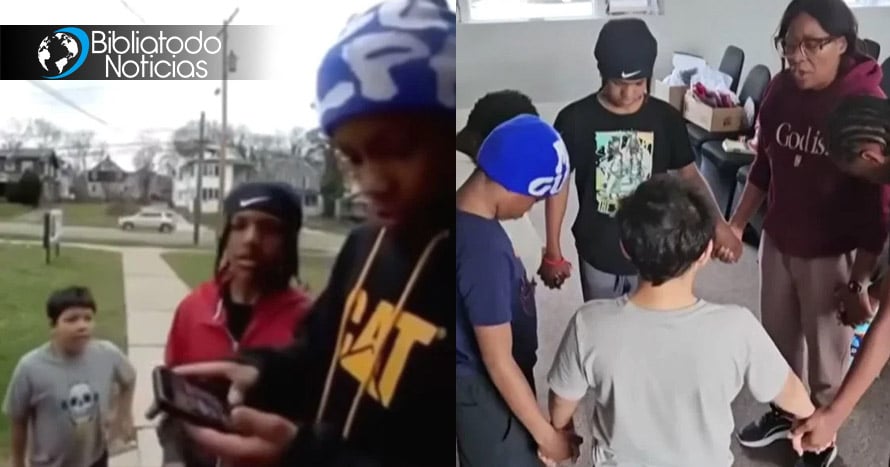 VIDEO: Niños conmueven a miles al correr a la iglesia por oraciones tras hallar objetos satánicos