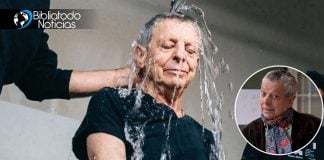 Actor César Bono “Frankie Rivers” le da su vida a Cristo y se bautiza a sus 75 años