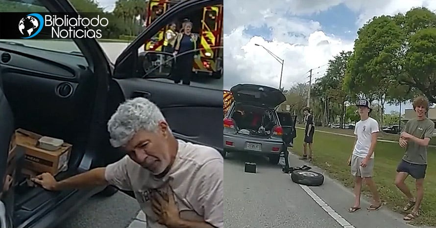 Hombre con un ataque al corazón varado en una carretera ora a Dios por ayuda, y su respuesta no tardó
