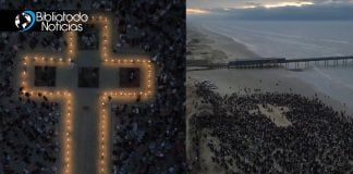 Miles se reúnen en una playa al amanecer para alabar y adorar al Señor: “Él estaba allí con nosotros”