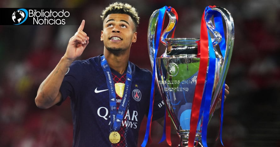 Futbolista Désiré Doué le agradece a Jesús “su Señor y Salvador” haber ganado la Liga de Campeones con el PSG