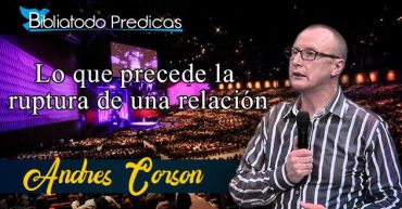 Lo que precede la ruptura de una relación