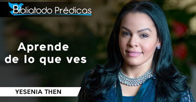 Aprende de lo que ves