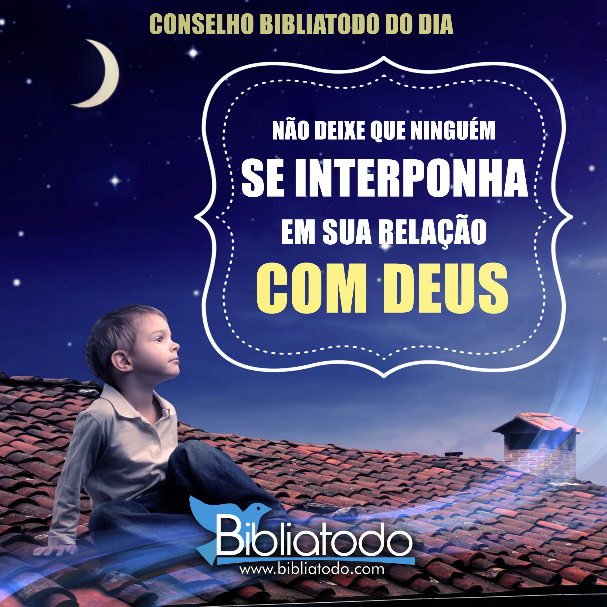 Não tenha medo seu futuro está em mãos de Deus não se detenha